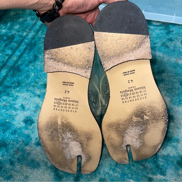 Maison Margiela PVC Split Toe Tabi Oxford Shoes. Men’s Sz. 9 US // 42 EUC - Picture 5 of 6